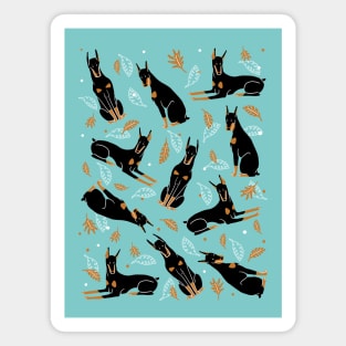 Dobermann Pattern Magnet